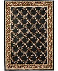 Safavieh Lyndhurst LNH557 Black and Brown 8' x 11' Area Rug