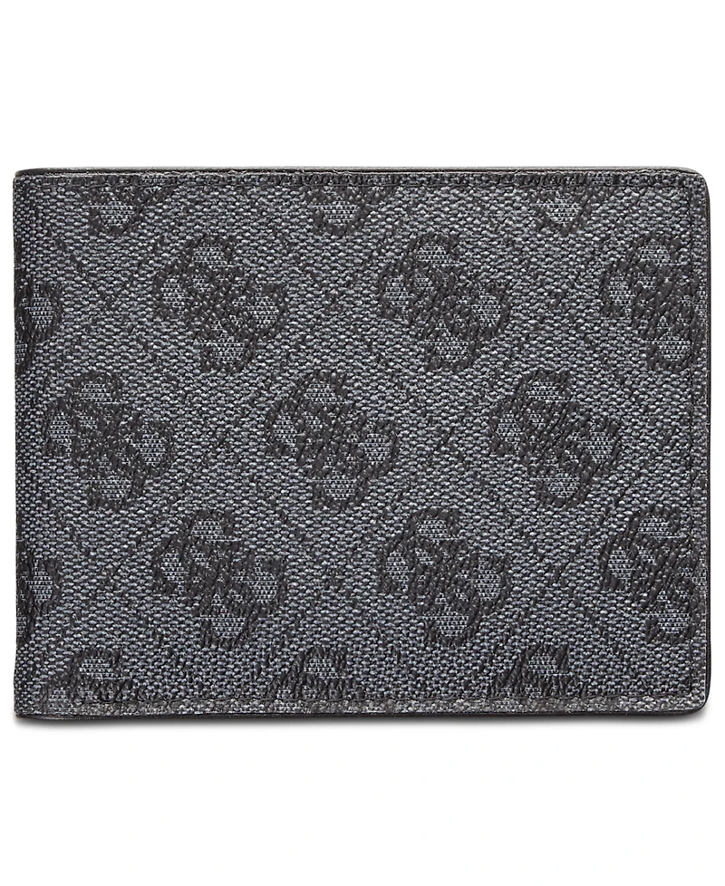 Guess Men's Rfid Slimfold Wallet with Interior Coin Pocket