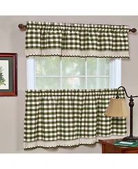 Achim Buffalo Check Window Tier Pair