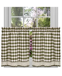 Achim Buffalo Check Window Tier Pair