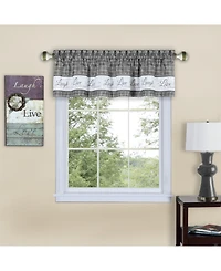 Achim Live Love Laugh Window Valance, 58" x 14"