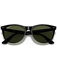 Ray-Ban Unisex Polarized Sunglasses, RB2185 Wayfarer Ii Classic