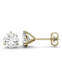 Moissanite Martini Stud Earrings (2 ct. t.w. Diamond Equivalent) in 14k White or Yellow Gold