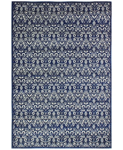 Closeout! Bashian Medley 5439A Dark Blue 7'6" x 9'6" Area Rug