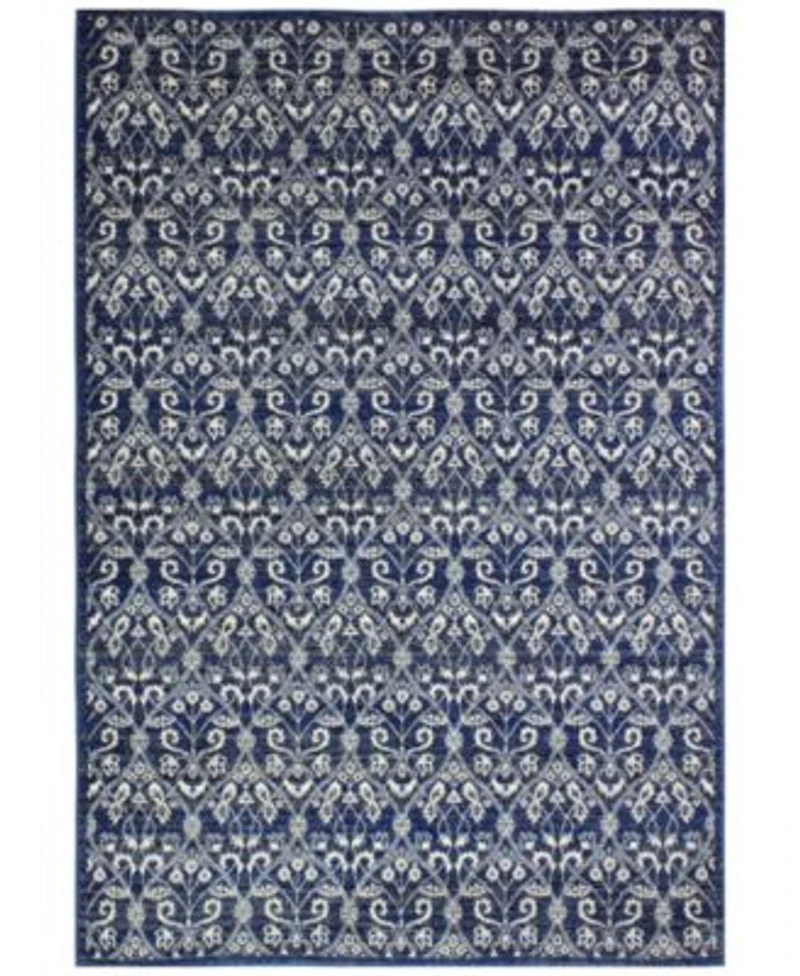 Closeout Bashian Medley 5439a Dark Blue Area Rug