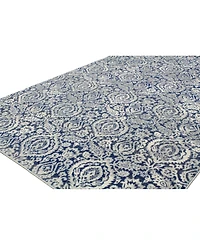 Closeout! Bashian Medley 5440A Dark Blue 5' x 7'6" Area Rug