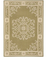 Safavieh Courtyard CY2914 Olive and Natural 8' x 11' Outdoor Area Rug