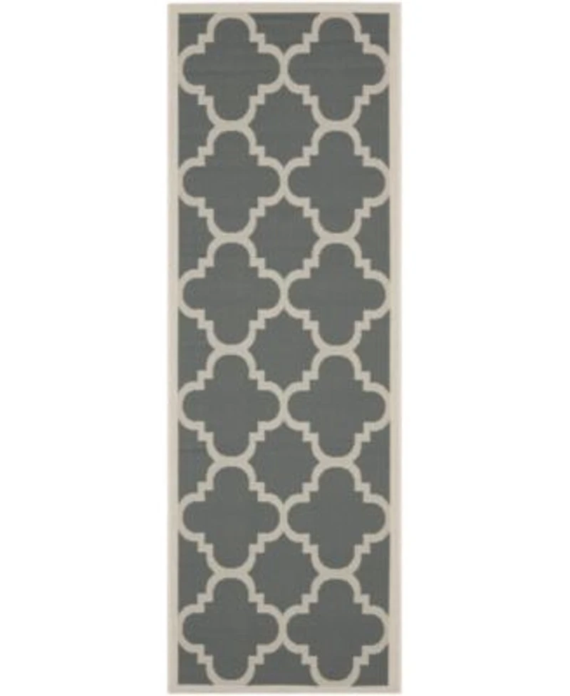 Safavieh Courtyard Cy6243 Gray Beige Sisal Weave Outdoor Area Rug Collection