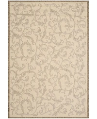 Safavieh Courtyard CY2653 Natural and Brown 8' x 11' Outdoor Area Rug