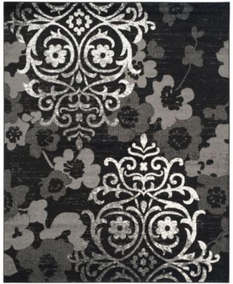 Safavieh Adirondack 114 Black Silver Area Rug Collection