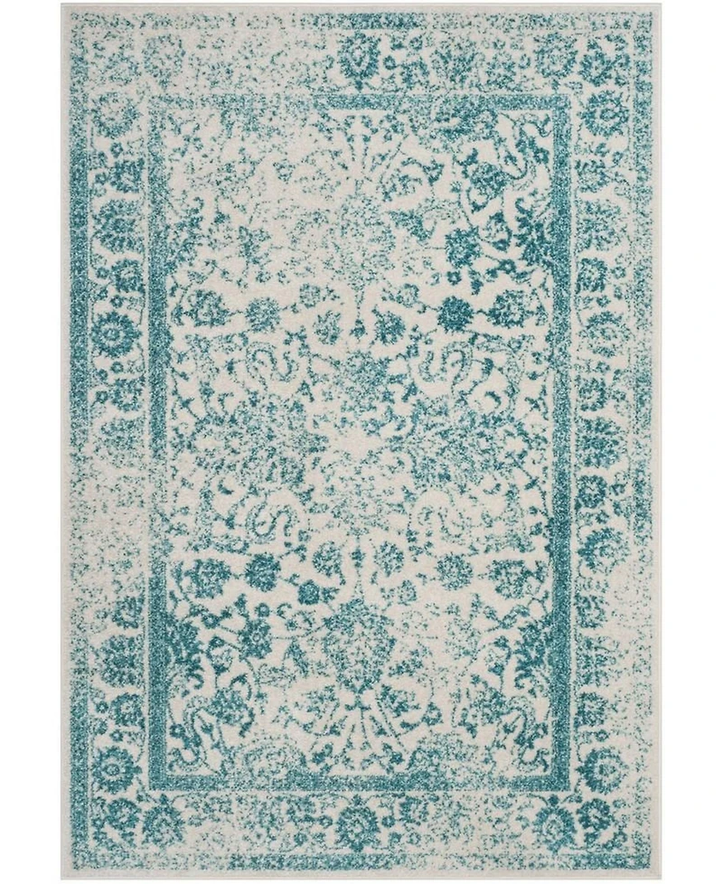 Safavieh Adirondack 109 Ivory and Teal 8' x 10' Area Rug