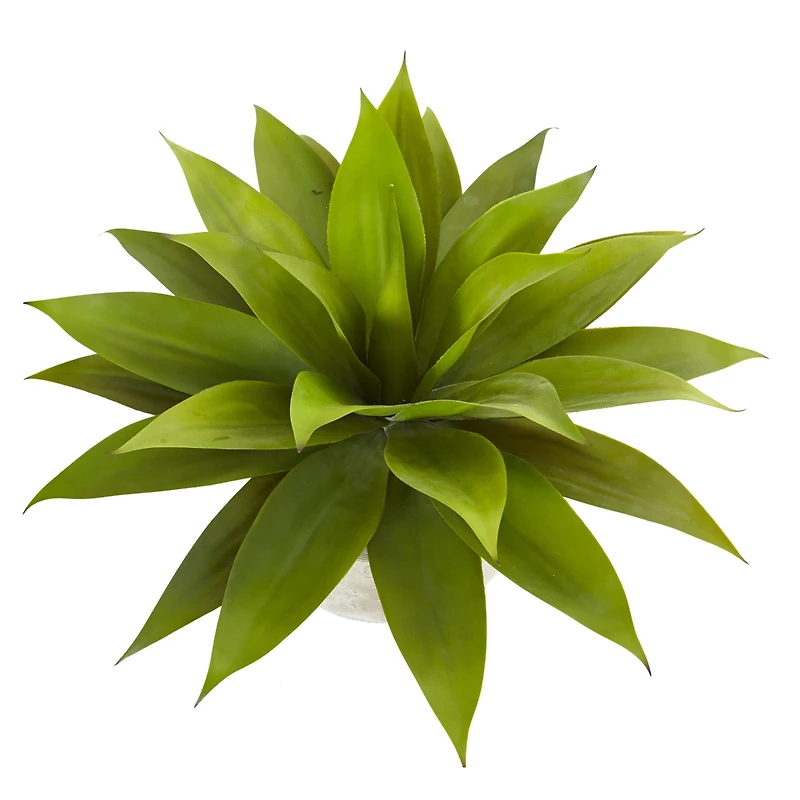 Nearly Natural 24" Agave Artificial Plant in Sand Colored Bowl