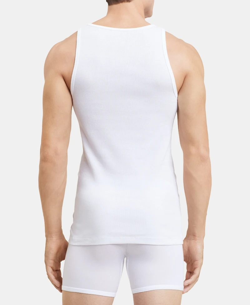 Calvin Klein Men's 5-Pack Cotton Classics Tank Top Undershirts