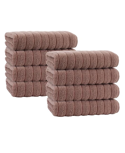 Depera Home Vague Turkish Cotton 8-Pc. Hand Towel Set