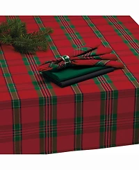 Holiday Plaid Tablecloth 60" x 120"