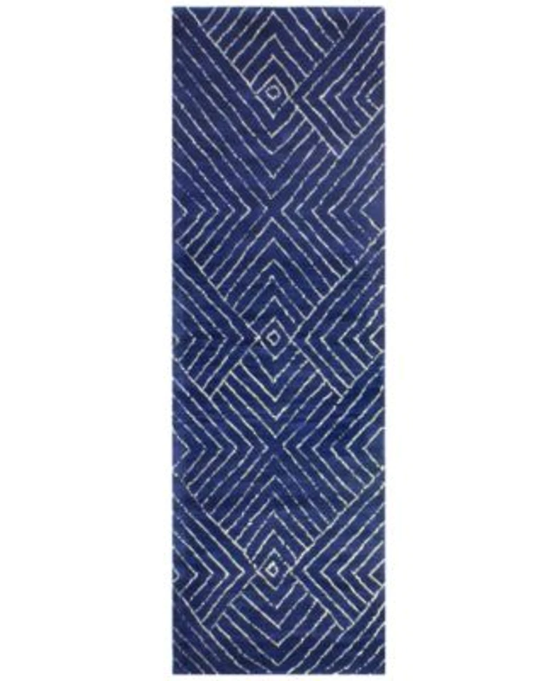 Bashian Nico Nic 137 Navy Area Rug