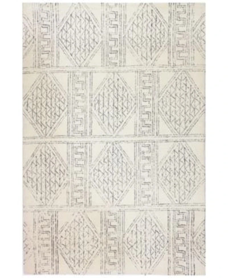 Bashian Nico Nic 145 Ivory Gray Area Rug