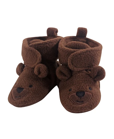 Hudson Baby Girls Cozy Fleece Booties