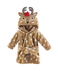 Hudson Baby Girls Plush Bathrobes