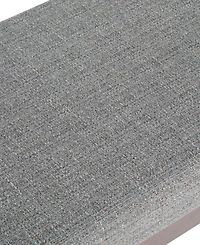 Chanelle Mid Century Modern Rectangle Ottoman Bench