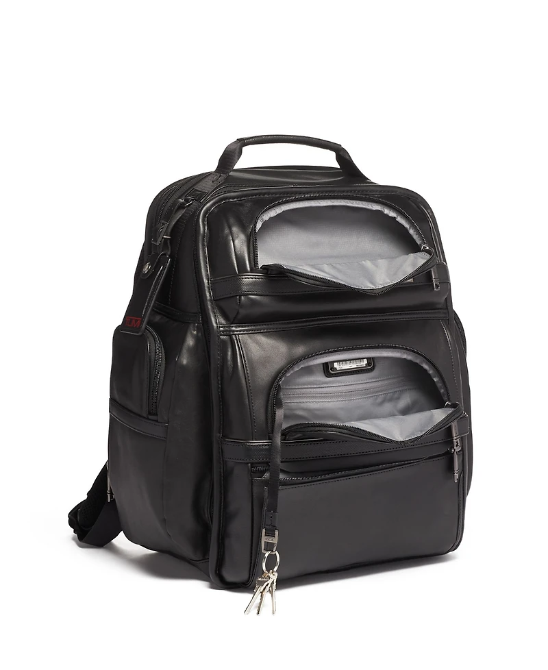 Tumi Alpha 3 Leather Brief Backack