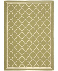 Safavieh Courtyard CY6918 Green and Beige 5'3" x 7'7" Outdoor Area Rug