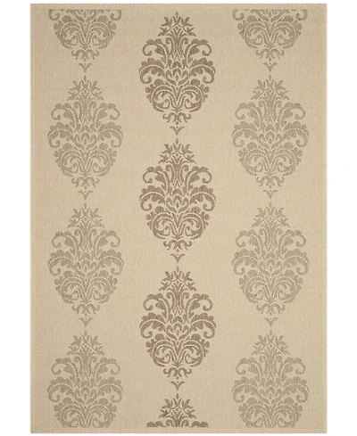 Safavieh Courtyard CY2720 Natural and Brown 5'3" x 7'7" Outdoor Area Rug
