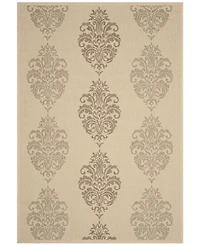 Safavieh Courtyard CY2720 Natural and Brown 5'3" x 7'7" Outdoor Area Rug