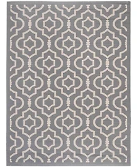 Safavieh Courtyard CY6926 Anthracite and Beige 8' x 11' Sisal Weave Outdoor Area Rug