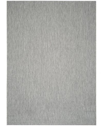 Safavieh Courtyard CY8521 Gray and Navy 8' x 11' Outdoor Area Rug
