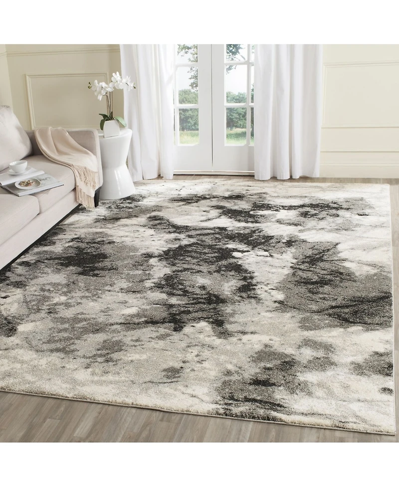 Safavieh Retro RET2141 Cream and Gray 8' x 10' Area Rug