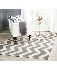 Safavieh Courtyard CY6245 Gray and Beige 5'3" x 7'7" Sisal Weave Outdoor Area Rug