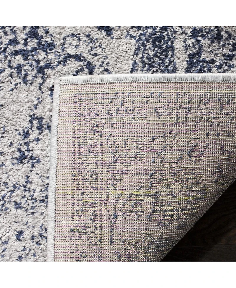 Safavieh Adirondack 109 Gray and Navy 5'1" x 7'6" Area Rug