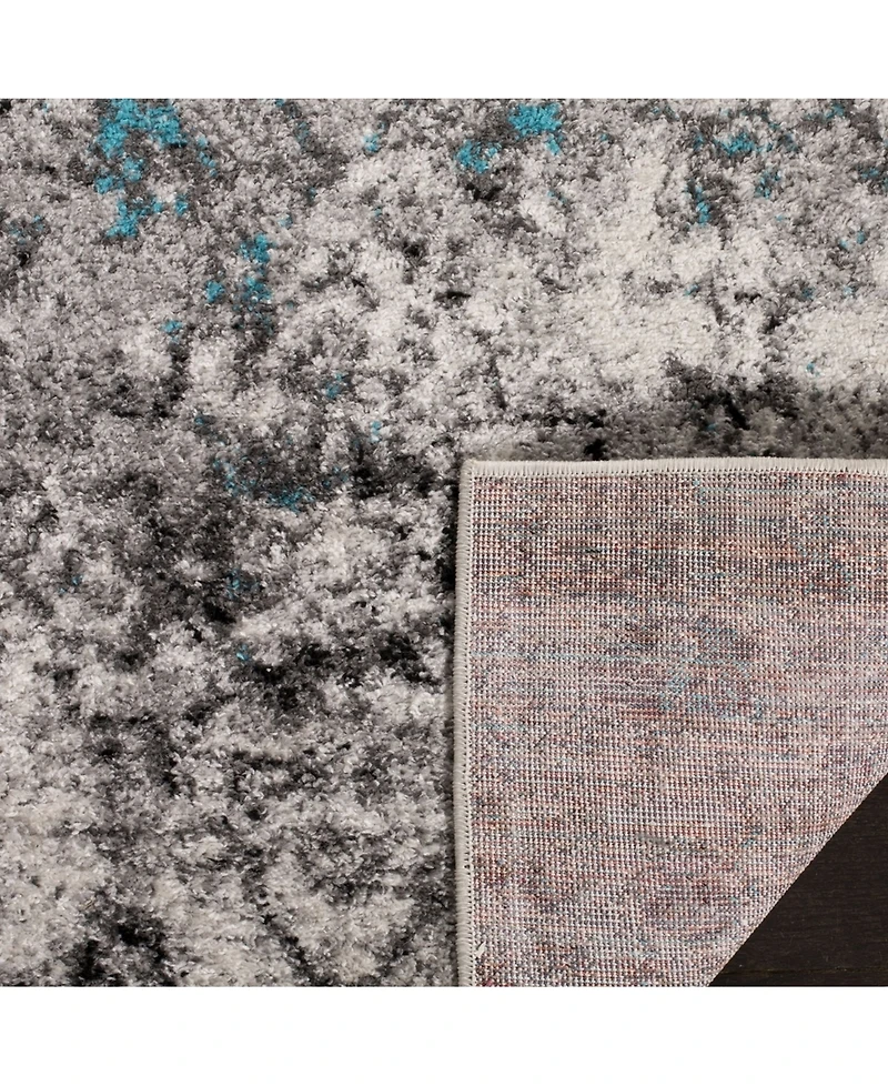 Safavieh Adirondack 135 Gray and Black 5'1" x 7'6" Area Rug