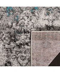 Safavieh Adirondack 135 Gray and Black 5'1" x 7'6" Area Rug