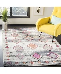 Safavieh Adirondack 205 Light Gray Red Area Rug Collection