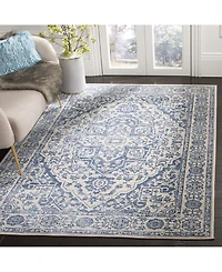 Safavieh Brentwood BNT832 Navy and Light Gray 5'3" x 7'6" Area Rug