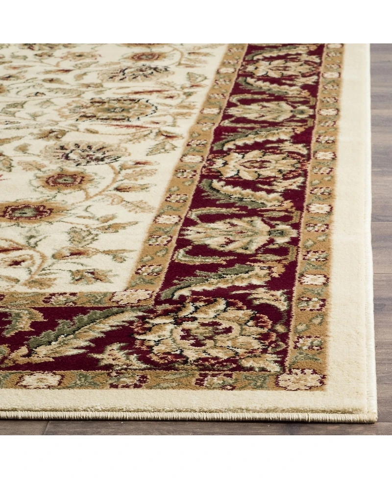 Safavieh Lyndhurst LNH215 Ivory and Red 5'3" x 7'6" Area Rug