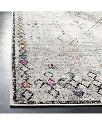 Safavieh Adirondack 210 Light Gray and Fuchsia 5'1" x 7'6" Area Rug