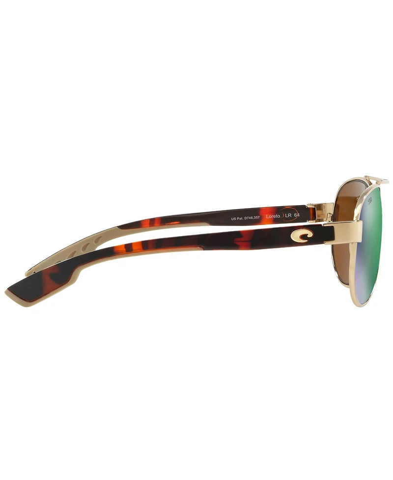 Costa Del Mar Women's Polarized Sunglasses, Cdm Loreto 57