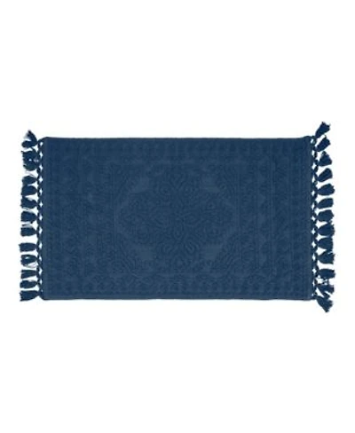 French Connection Nellore Fringe Cotton Bath Rug Collection