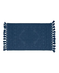 French Connection Nellore Fringe Cotton Bath Rug Collection