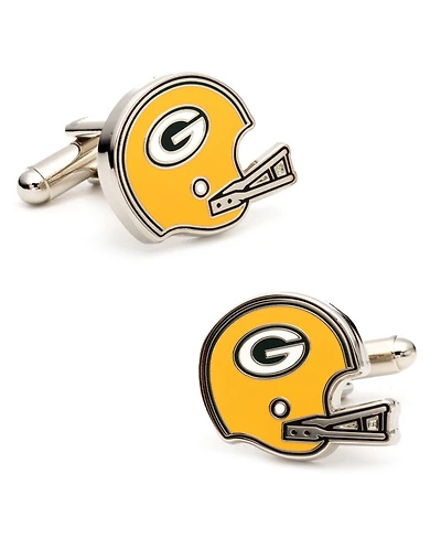 Retro Bay Packers Helmet Cufflinks