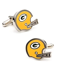 Retro Bay Packers Helmet Cufflinks