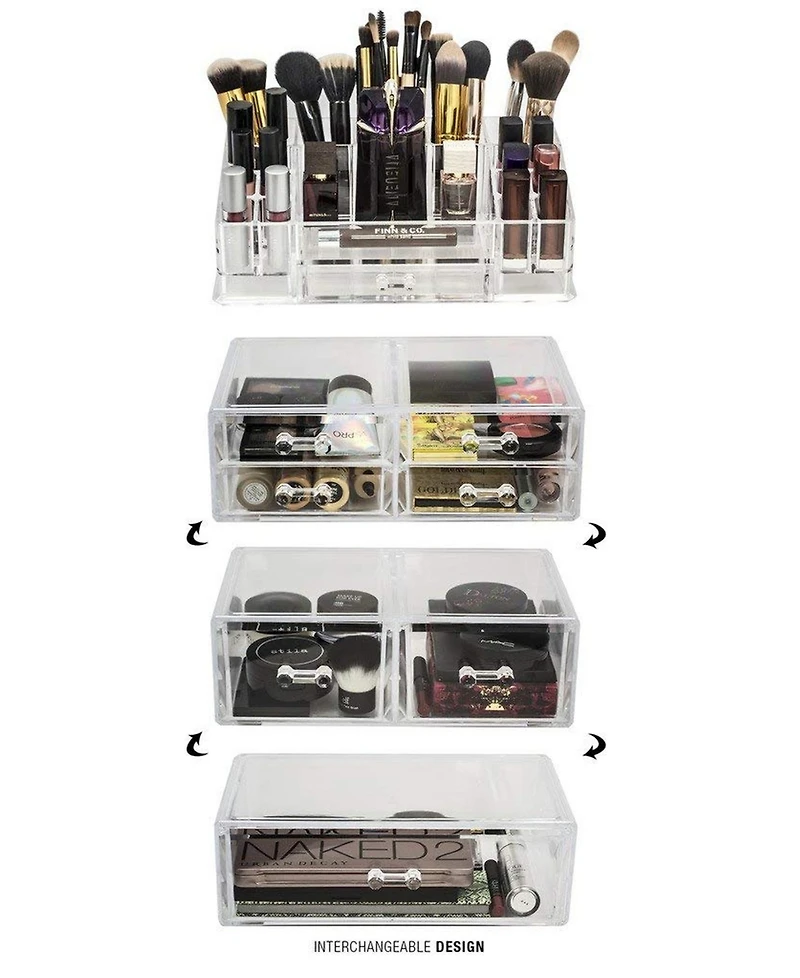 Sorbus Large Makeup Storage Organizer Drawer - Perfect for Organizing Makeup Palettes, Hair Accessories, Cosmetics & more
