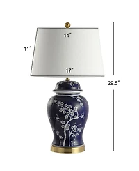 Jonathan Y Gracie Ginger Jar Ceramic/Metal Led Table Lamp