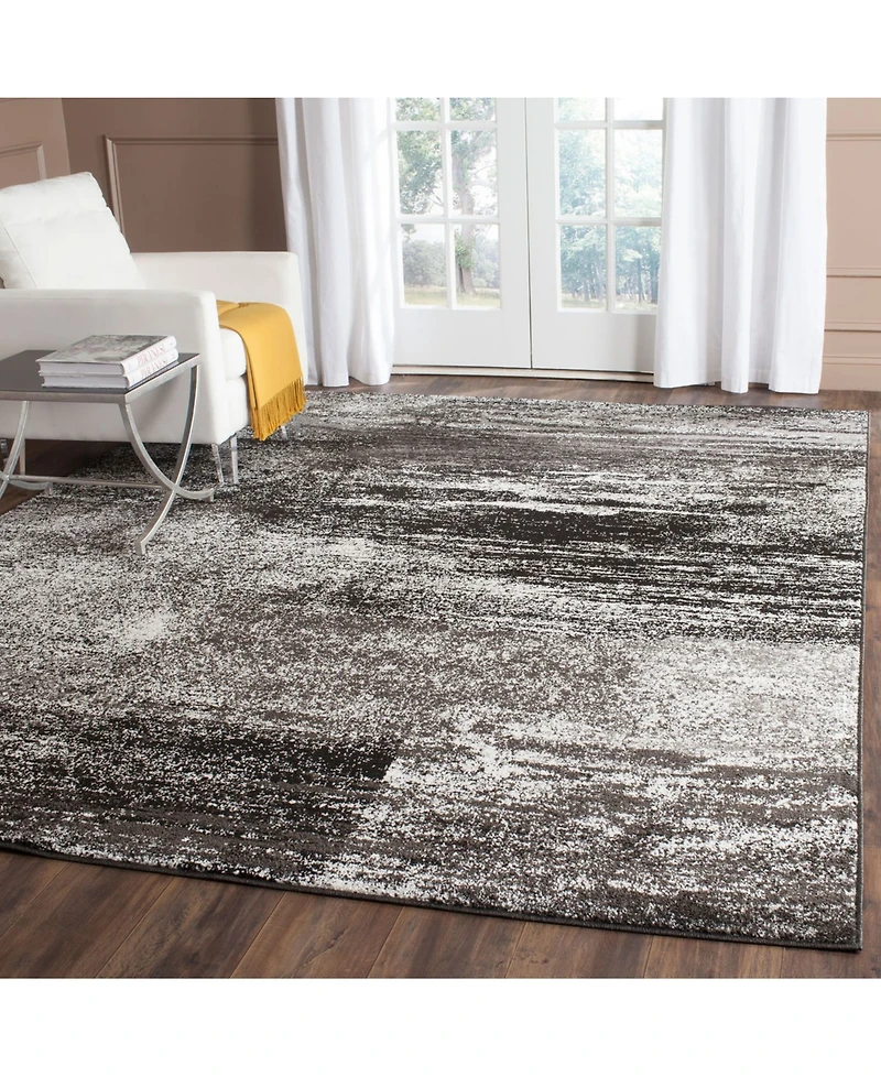 Safavieh Adirondack Silver and Black 8' x 10' Area Rug