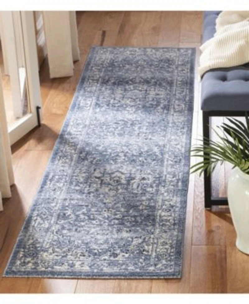 Safavieh Charleston Chl411 Navy Creme Area Rug Collection