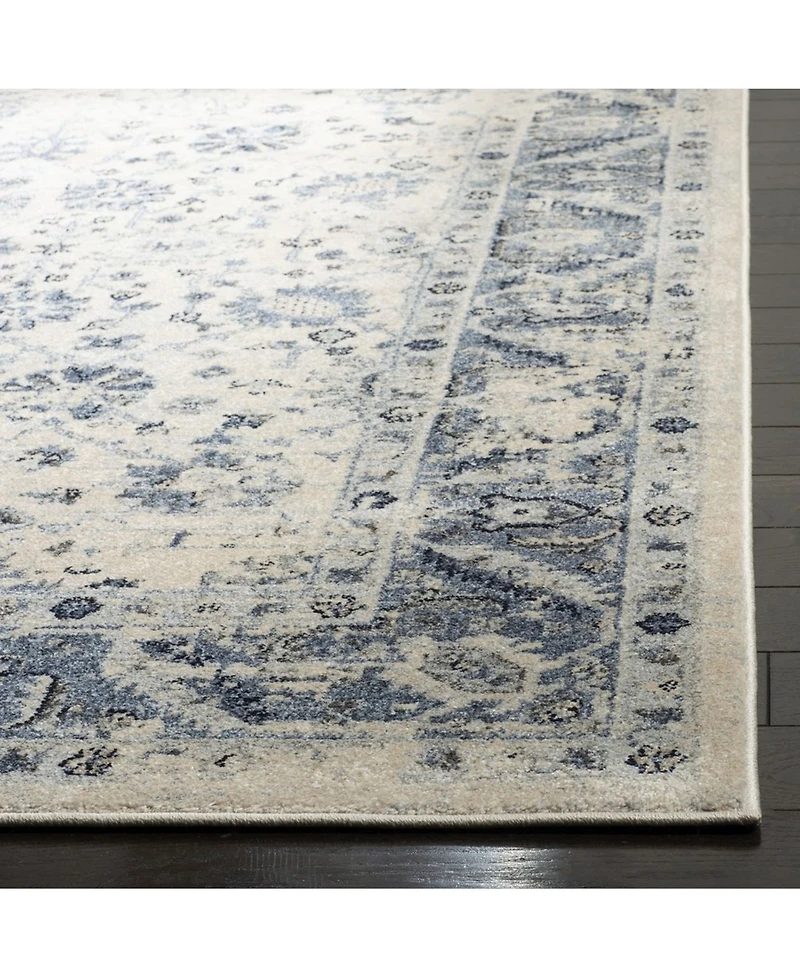 Safavieh Charleston CHL413 Ivory and Blue 5'3" x 7'6" Area Rug