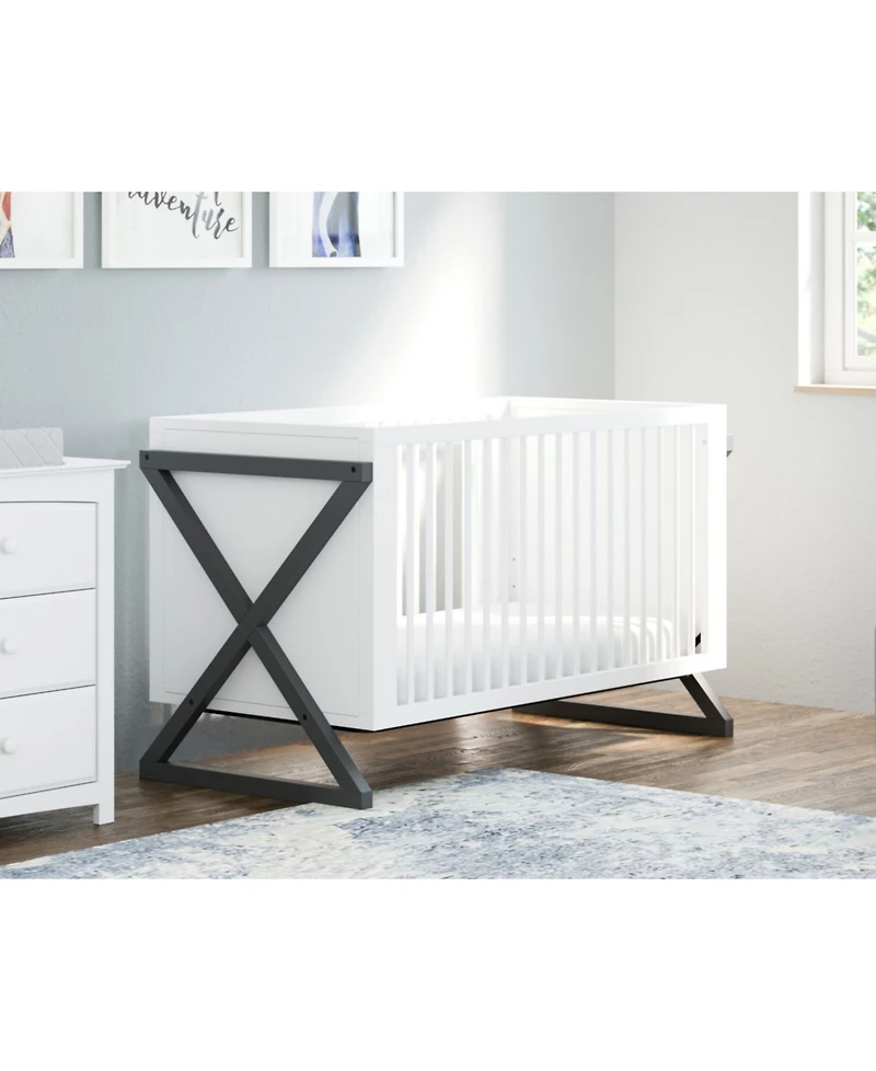 Storkcraft Equinox 3-in-1 Convertible Crib - Gray